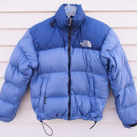 lilac north face coat